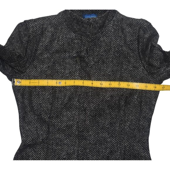 Vintage 90s Kenzo Jeans Herringbone Cotton Denim Jacket Blazer Italy 36 XS S - Picture 11 of 13